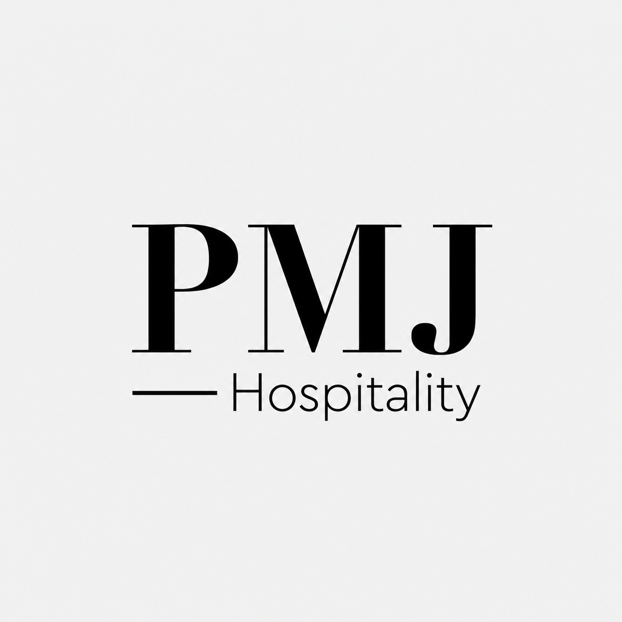 Pmj Hospitality updated logo