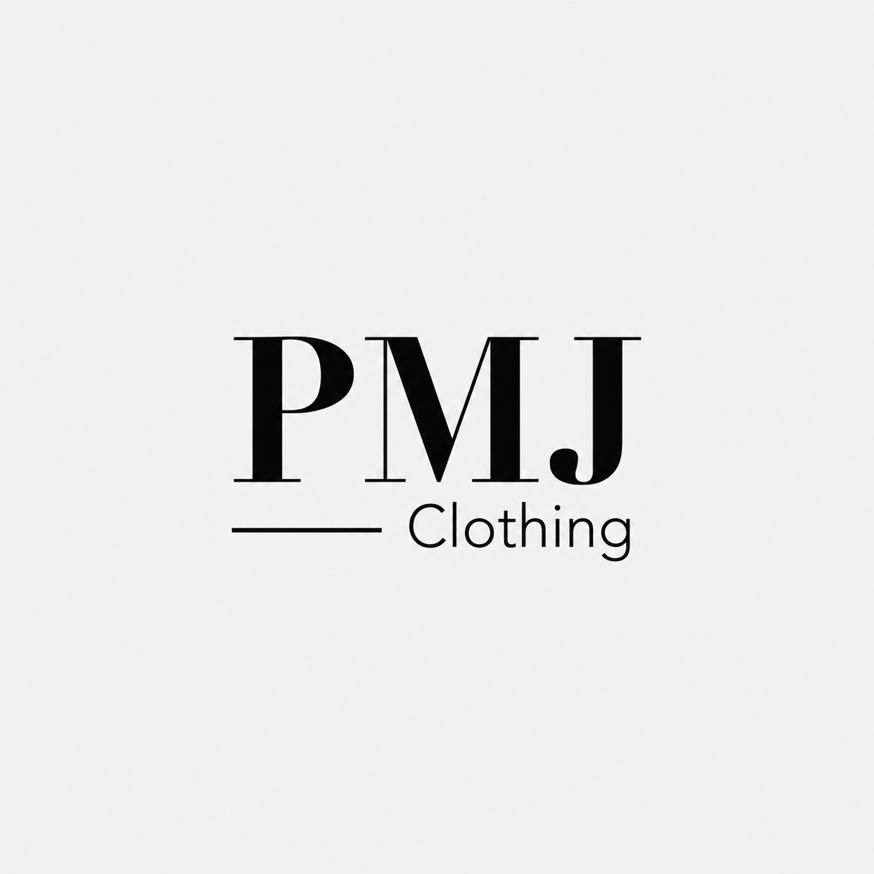 Pmj clothing updated logo